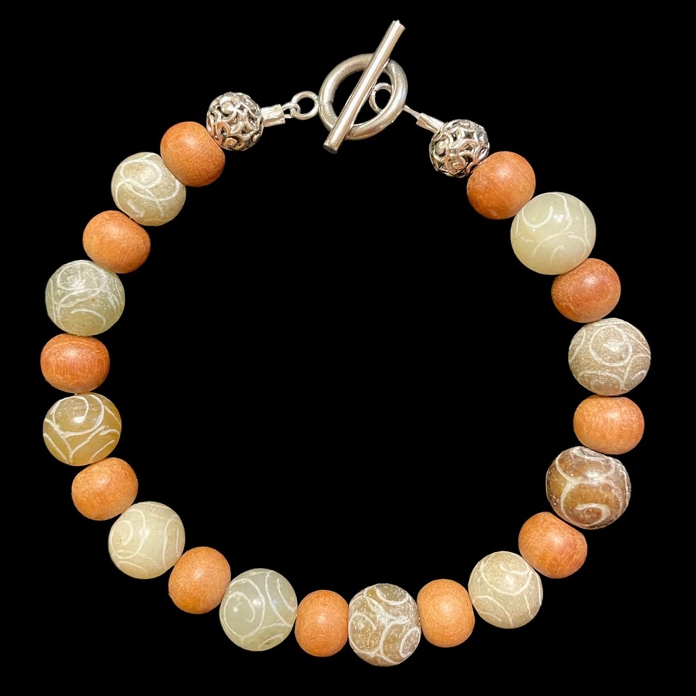Carved Jade Bracelet